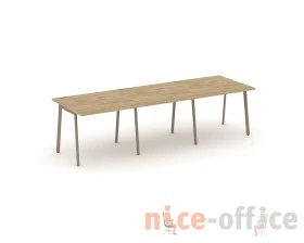 Стол переговорный на плоскоовальной трубе 294x98x75 Эстетика / Estetica images