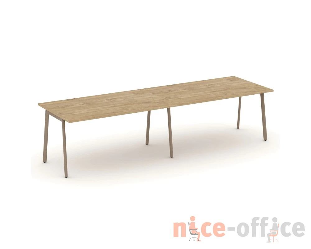 Стол переговорный на плоскоовальной трубе 316x98x75 Эстетика / Estetica