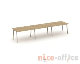 Стол переговорный на плоскоовальной трубе 414x98x75 Эстетика / Estetica images