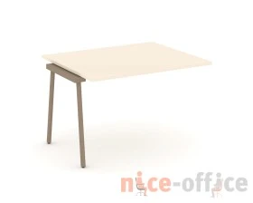 Проходной наборный элемент переговорного стола на плоскоовальной трубе 118x98x75 Эстетика / Estetica images