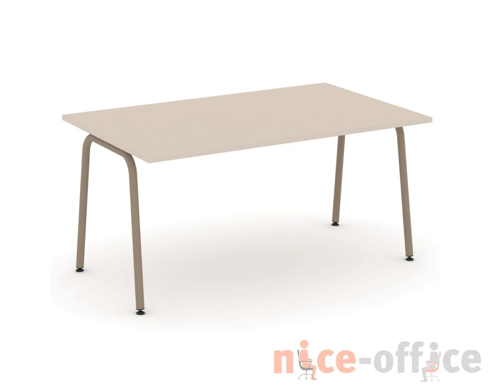 Стол переговорный на круглой трубе 158x98x75 Эстетика / Estetica