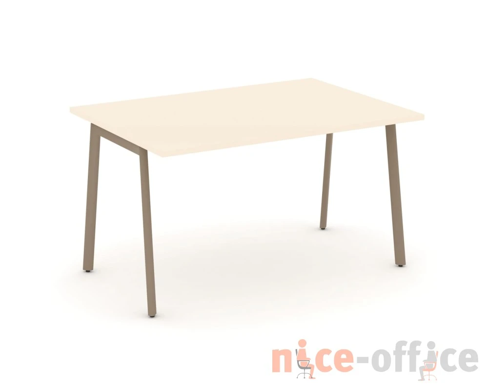 Стол переговорный на плоскоовальной трубе 138x98x75 Эстетика / Estetica