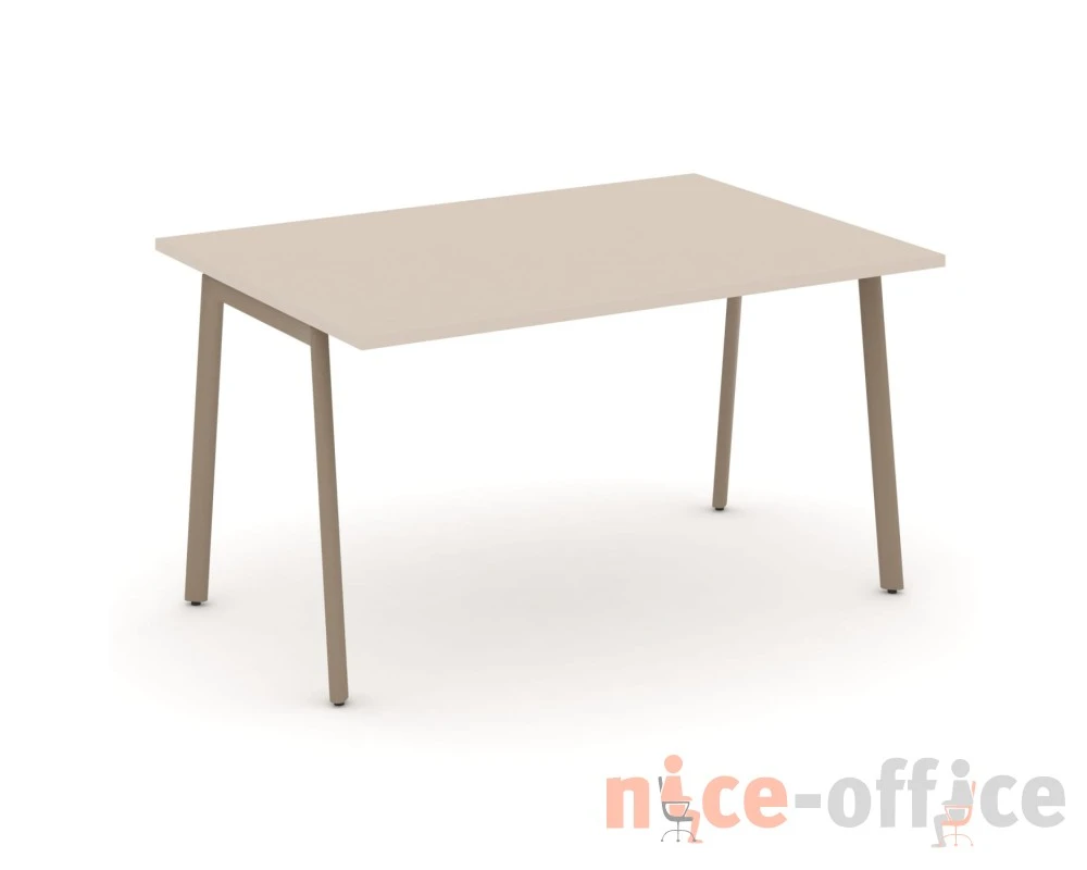 Стол переговорный на плоскоовальной трубе 138x98x75 Эстетика / Estetica