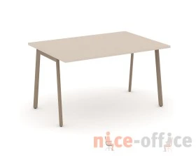 Стол переговорный на плоскоовальной трубе 138x98x75 Эстетика / Estetica images
