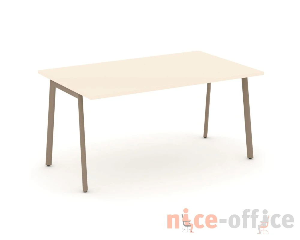 Стол переговорный на плоскоовальной трубе 158x98x75 Эстетика / Estetica
