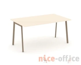 Стол переговорный на плоскоовальной трубе 158x98x75 Эстетика / Estetica images