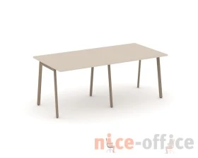 Стол переговорный на плоскоовальной трубе 196x98x75 Эстетика / Estetica images