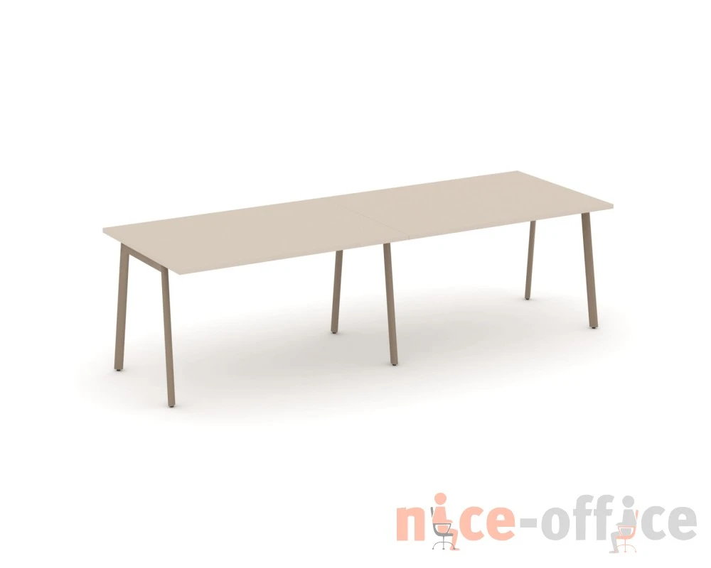 Стол переговорный на плоскоовальной трубе 276x98x75 Эстетика / Estetica