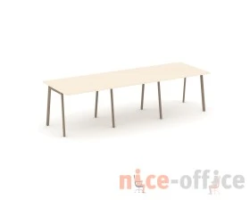 Стол переговорный на плоскоовальной трубе 294x98x75 Эстетика / Estetica images