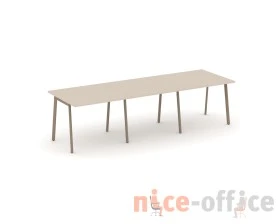Стол переговорный на плоскоовальной трубе 294x98x75 Эстетика / Estetica images