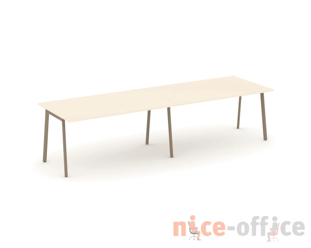 Стол переговорный на плоскоовальной трубе 316x98x75 Эстетика / Estetica