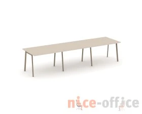 Стол переговорный на плоскоовальной трубе 354x98x75 Эстетика / Estetica images