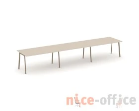Стол переговорный на плоскоовальной трубе 474x98x75 Эстетика / Estetica images
