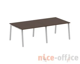 Переговорный стол (2 столешницы) на А-образном м/к 240x123,5x75 Метал Систем / Metal System images