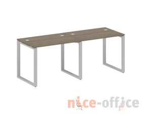 Рабочая станция на 2 раб.места на О-образном м/к 200x72x75 Метал Систем / Metal System images