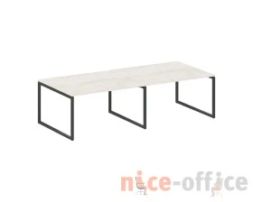 Перег. стол (2 столешницы) на О-образном м/к 2800x1235x750 Метал Систем Куатро 4х4 / Metal System Quattro 4x4 images