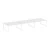 Белый/Металл белый