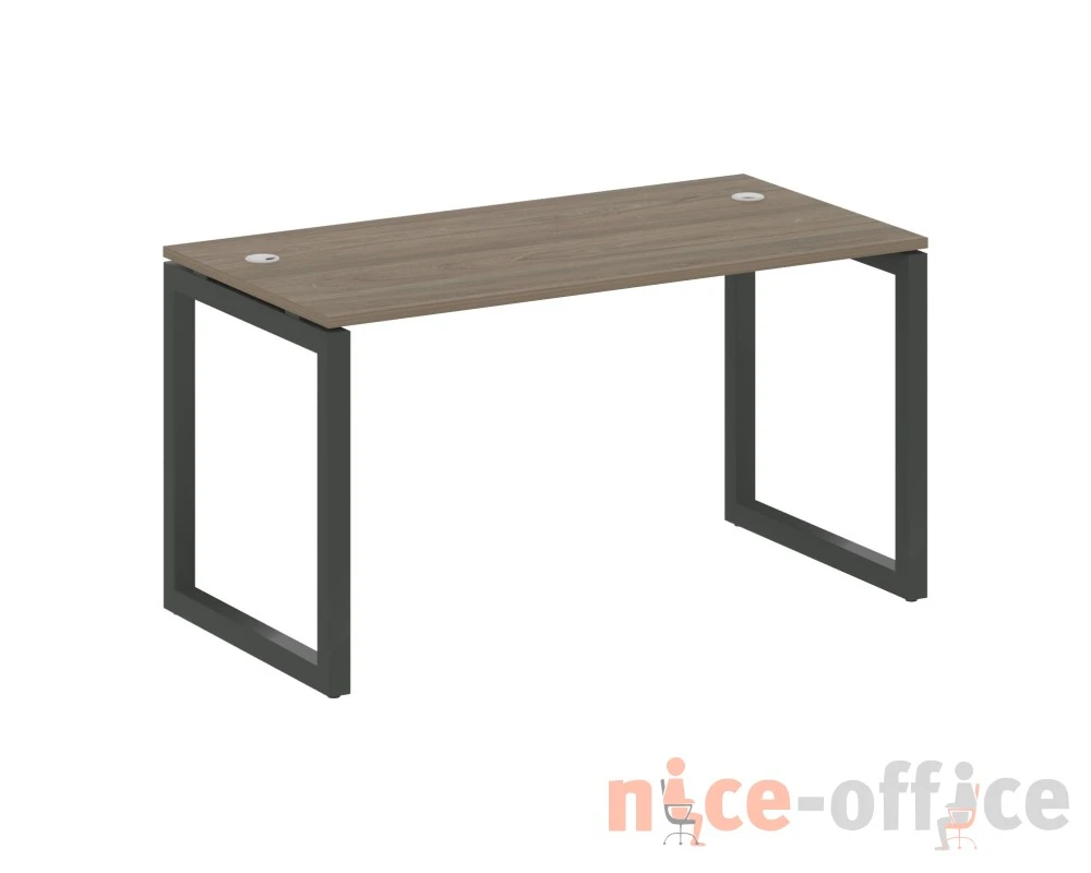 Стол письменный на О-образном м/к 1400x720x750 Метал Систем Куатро 5x5 / Metal System Quattro 5x5