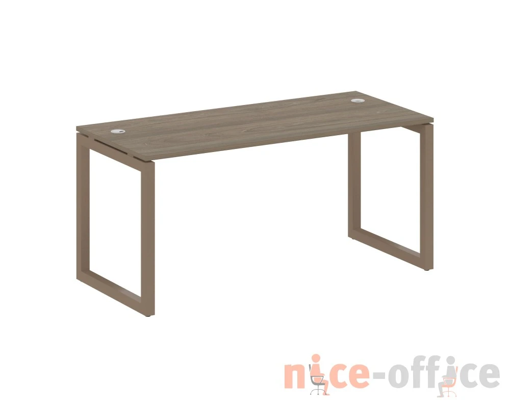 Стол письменный на О-образном м/к 1600x720x750 Метал Систем Куатро 5x5 / Metal System Quattro 5x5