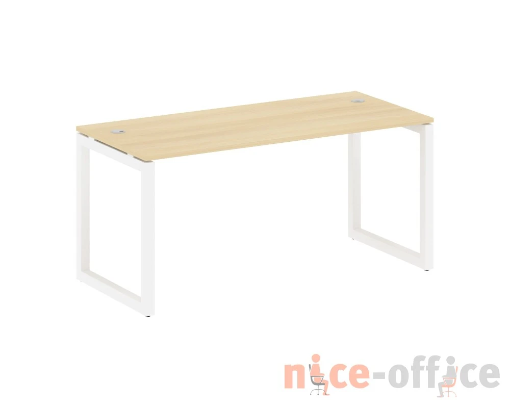 Стол письменный на О-образном м/к 1600x720x750 Метал Систем Куатро 5x5 / Metal System Quattro 5x5