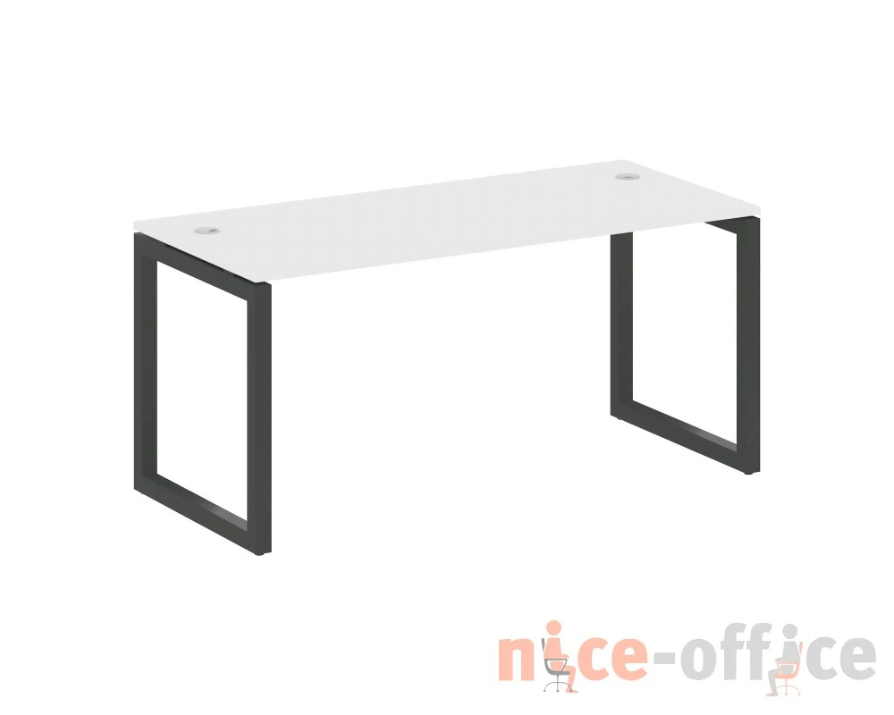 Стол письменный на О-образном м/к 1600x720x750 Метал Систем Куатро 5x5 / Metal System Quattro 5x5