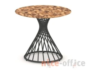 Стол переговорный круглый PR.C.SPRG-001.ME 900х900х750 Оак / Oak images