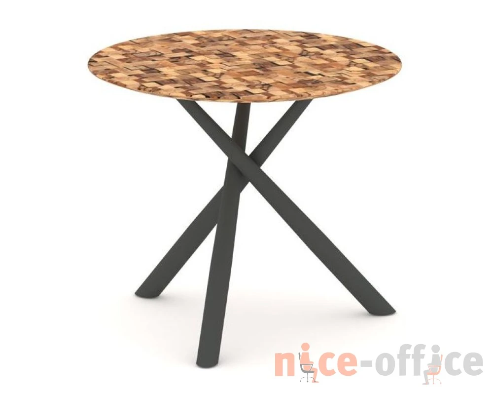 Стол переговорный круглый PR.C.SPRG-002.ME 900х900х750 Оак / Oak