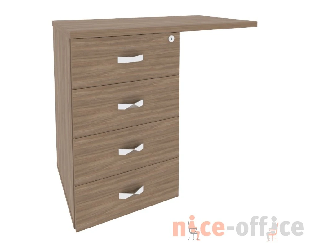 Тумба приставная (универсальная л/пр) 842x460x750 Оникс Директ / Onix Direct