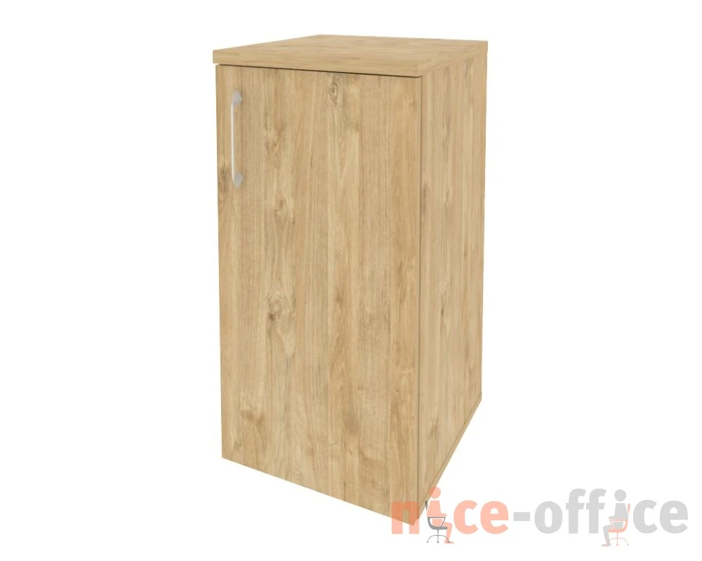 Шкаф низкий узкий правый (1 низкий фасад ЛДСП) 400x420x823 Оникс / Onix