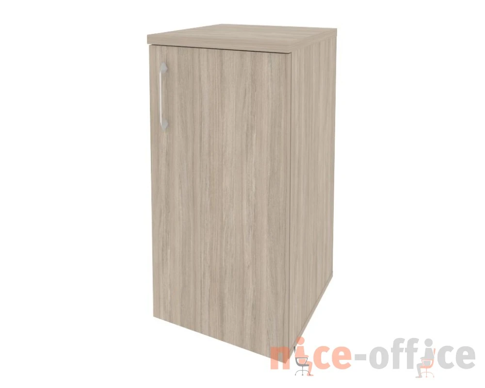 Шкаф низкий узкий правый (1 низкий фасад ЛДСП) 400x420x823 Оникс / Onix
