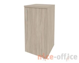 Шкаф низкий узкий правый (1 низкий фасад ЛДСП) 400x420x823 Оникс / Onix images