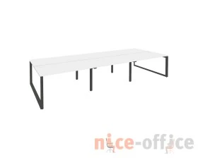 Рабочая станция на О-образном м/к 4140x1635x750 Оникс / Onix images