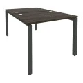 Дуб мали/Металл антрацит