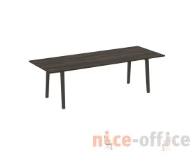 Стол переговорный, опоры - массив дерева 258x98x75 Оникс Вуд Директ / Onix Wood Direct images