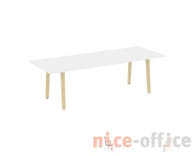 Стол переговорный, опоры - массив дерева 258x98x75 Оникс Вуд Директ / Onix Wood Direct images