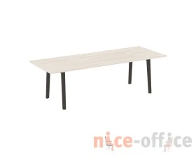 Стол переговорный, опоры - массив дерева 258x98x75 Оникс Вуд Директ / Onix Wood Direct images