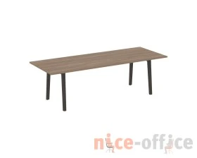 Стол переговорный, опоры - массив дерева 258x98x75 Оникс Вуд Директ / Onix Wood Direct images