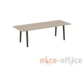 Стол переговорный, опоры - массив дерева 258x98x75 Оникс Вуд Директ / Onix Wood Direct images