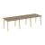 Дуб аризона/Дуб светлый/Металл белый