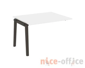 Проходной наборный элемент переговорного стола, опоры - массив дерева 118x98x75 Оникс Вуд / Onix Wood images