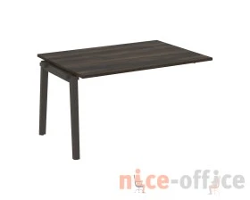Проходной наборный элемент переговорного стола, опоры - массив дерева 138x98x75 Оникс Вуд / Onix Wood images