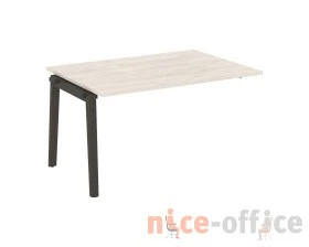 Проходной наборный элемент переговорного стола, опоры - массив дерева 138x98x75 Оникс Вуд / Onix Wood images