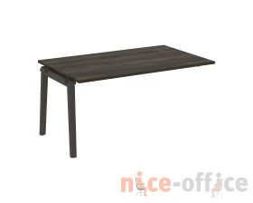 Проходной наборный элемент переговорного стола, опоры - массив дерева 158x98x75 Оникс Вуд / Onix Wood images