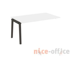Проходной наборный элемент переговорного стола, опоры - массив дерева 158x98x75 Оникс Вуд / Onix Wood images