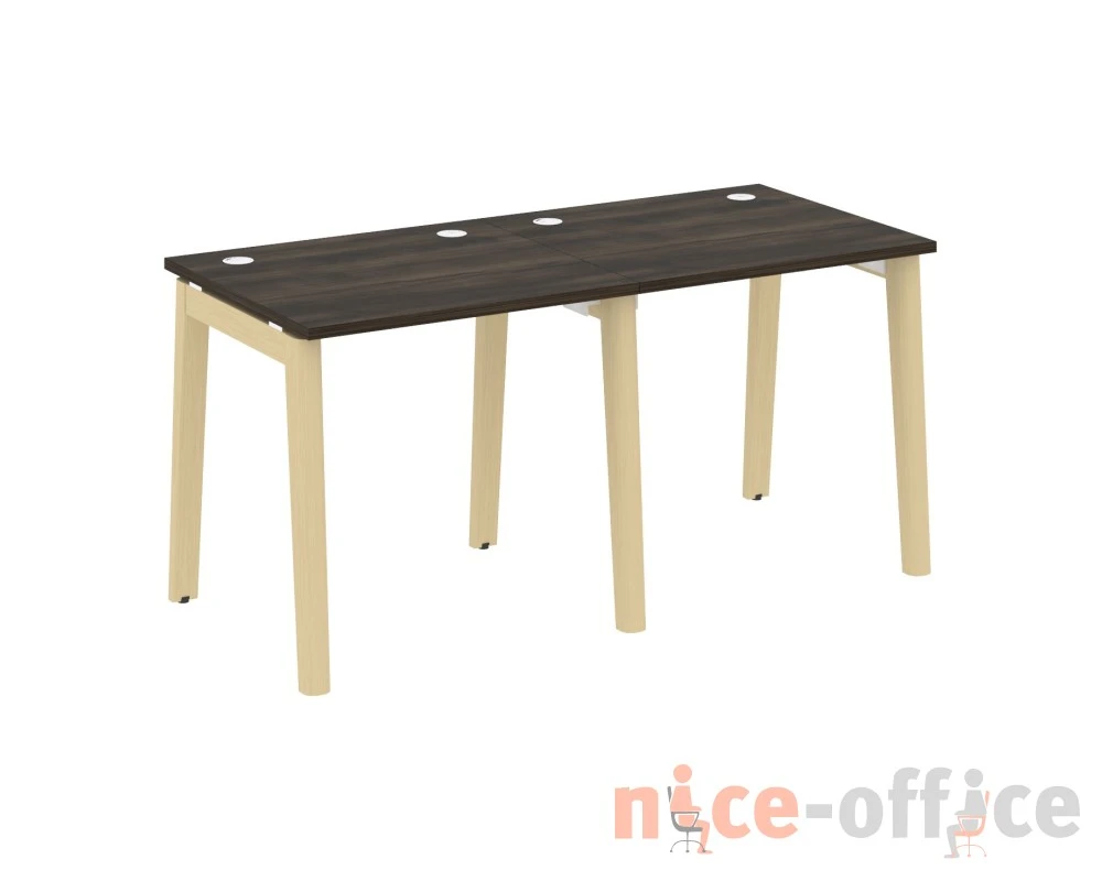 Рабочая станция, опоры - массив дерева 156x72x75 Оникс Вуд / Onix Wood