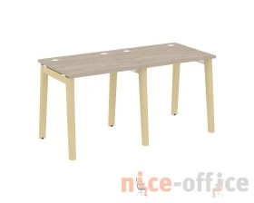 Рабочая станция, опоры - массив дерева 156x72x75 Оникс Вуд / Onix Wood images
