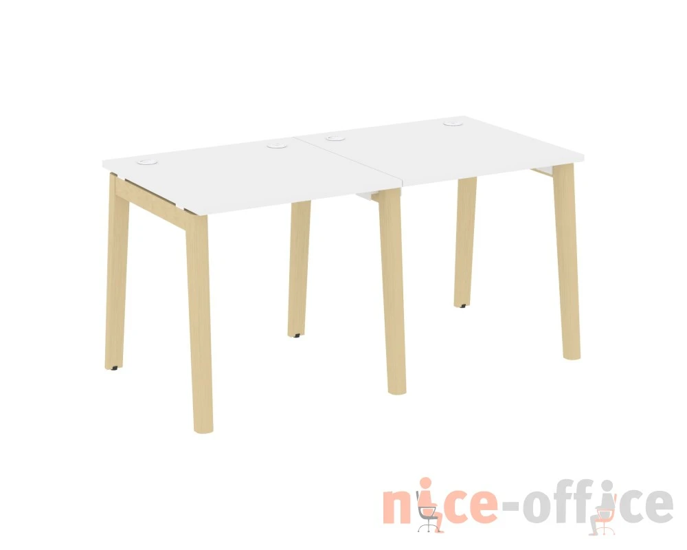 Рабочая станция, опоры - массив дерева 156x80x75 Оникс Вуд / Onix Wood