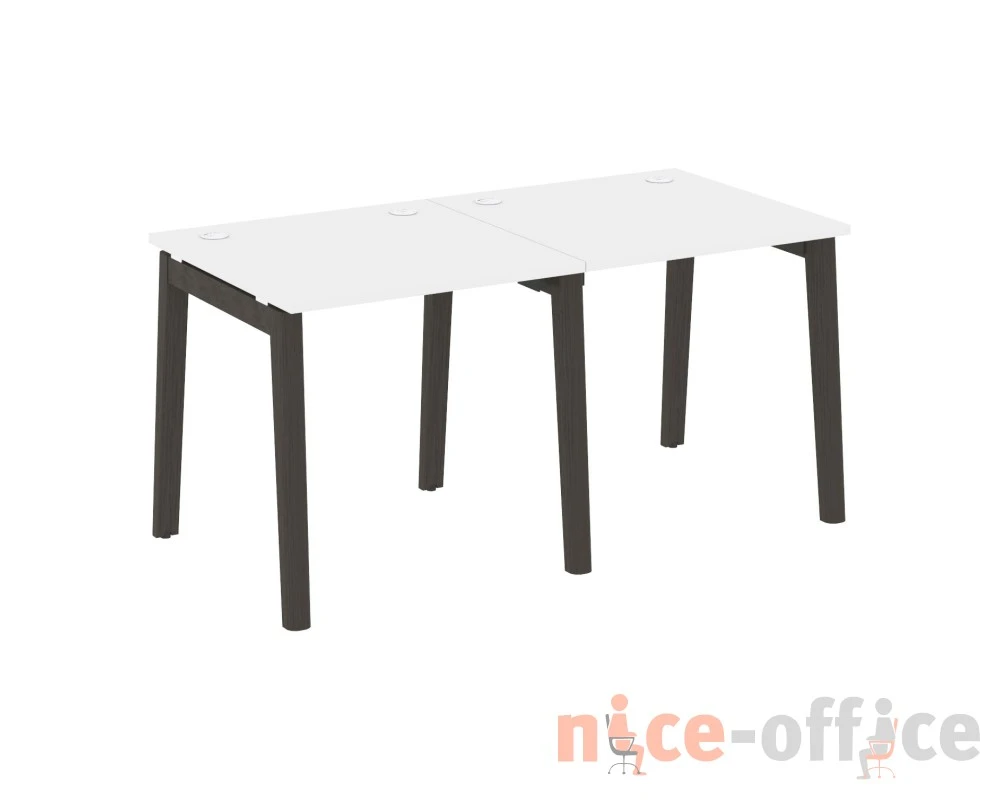 Рабочая станция, опоры - массив дерева 156x80x75 Оникс Вуд / Onix Wood