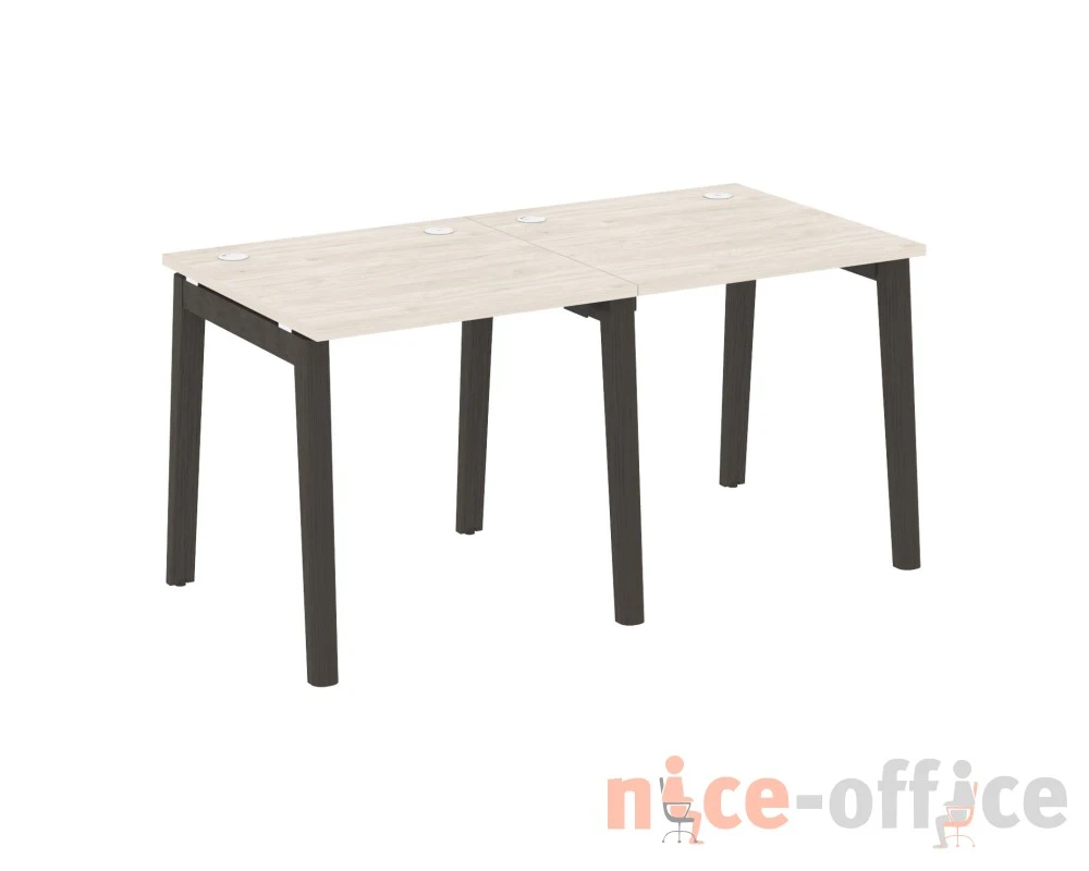 Рабочая станция, опоры - массив дерева 156x80x75 Оникс Вуд / Onix Wood