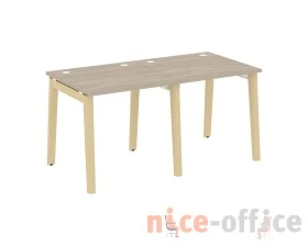 Рабочая станция, опоры - массив дерева 156x80x75 Оникс Вуд / Onix Wood images